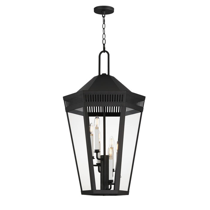 Maxim - 30598CLBK - Six Light Outdoor Pendant - Oxford - Black