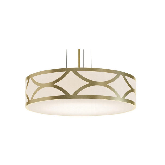 AFX Lighting - LAKP24MBGD - Three Light Pendant - Lake - Gold