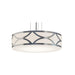 AFX Lighting - LAKP24MBNP - Three Light Pendant - Lake - Painted Nickel