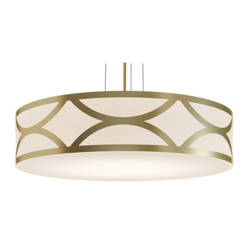 AFX Lighting - LAKP30MBGD - Four Light Pendant - Lake - Gold