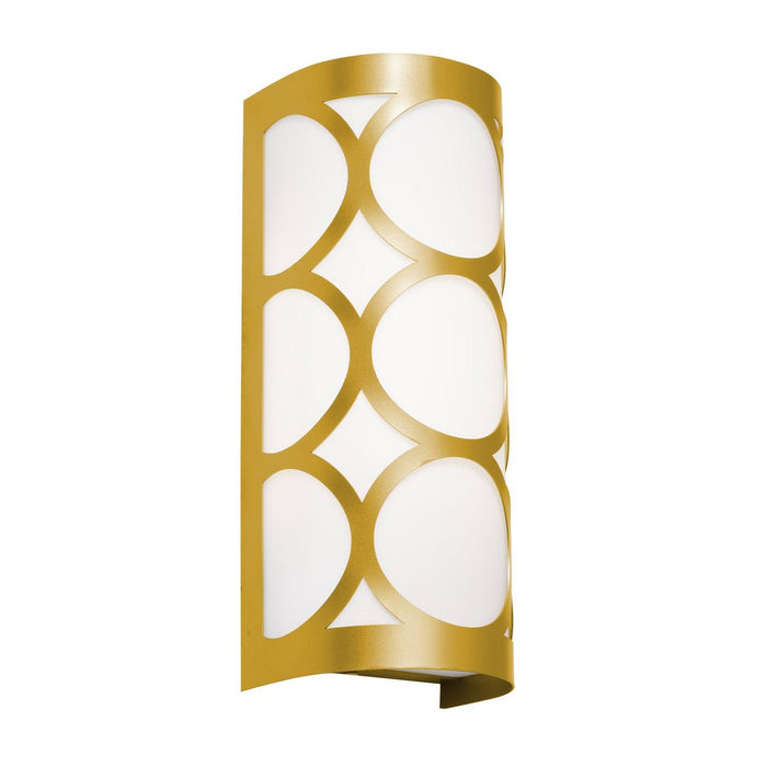 AFX Lighting - LAKS0513CBGD - Two Light Wall Sconce - Lake - Gold