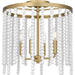 Quoizel - APE1716AB - Four Light Semi Flush Mount - Apelle - Aged Brass