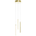 AFX Lighting - RMTP04L30D1SB - LED Pendant - Rosemont - Satin Brass