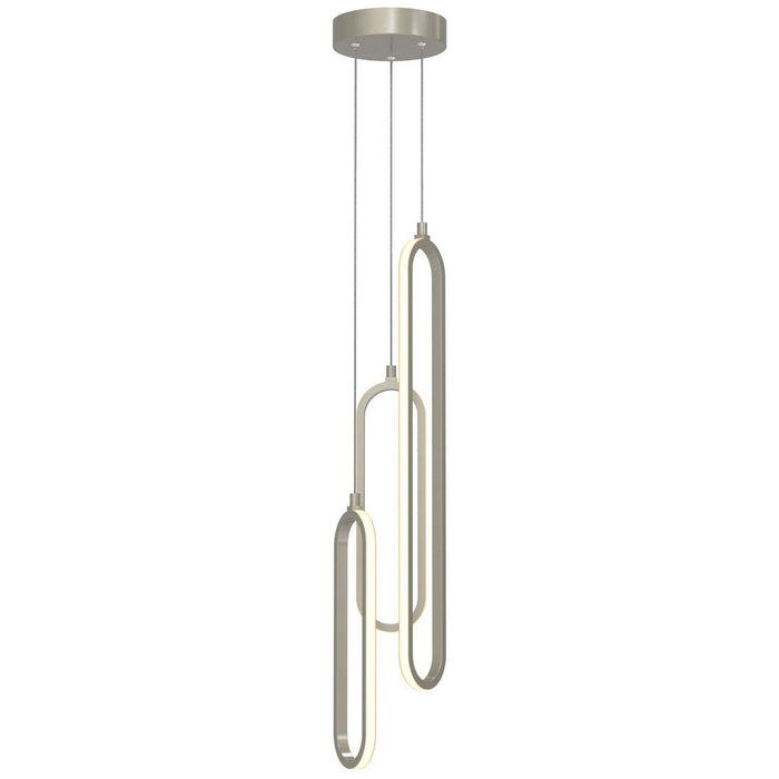 AFX Lighting - SIEP99LAJD1NPRND3 - LED Pendant - Sienna - Painted Nickel