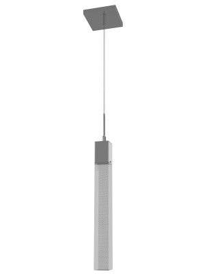 Avenue Lighting - HF1901-1-GL-CH-SNW - One Light Pendant - The Original Glacier Snow Avenue - Chrome