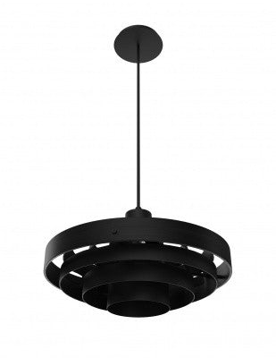 Avenue Lighting - HF1952-BK - One Light Pendant - The Newport - Black