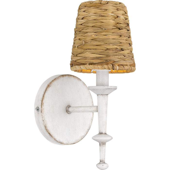 Quoizel - FLA8705AWH - One Light Wall Sconce - Flannery - Antique White
