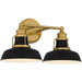 Quoizel - HUX8616AB - Two Light Bath - Huxley - Aged Brass