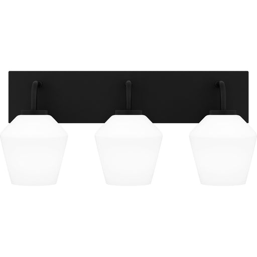 Quoizel - NIE8621MBK - Three Light Bath - Nielson - Matte Black