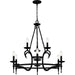 Quoizel - OCA5032EK - Nine Light Chandelier - Octavia - Earth Black