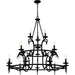 Quoizel - OCA5046EK - 18 Light Chandelier - Octavia - Earth Black