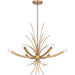 Quoizel - PCKIE5029BWS - Six Light Chandelier - Kiera - Brushed Weathered Brass