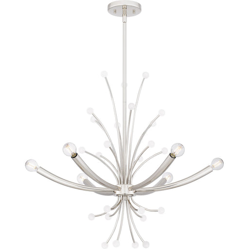 Quoizel - PCKIE5029PK - Six Light Chandelier - Kiera - Polished Nickel