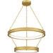 Quoizel - PCOZA2827A - LED Pendant - Ozara - Antique Brass