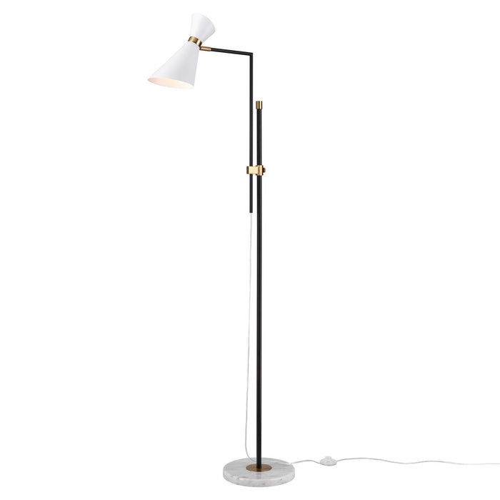 ELK Home - H0019-11112 - One Light Floor Lamp - Taran - Matte White