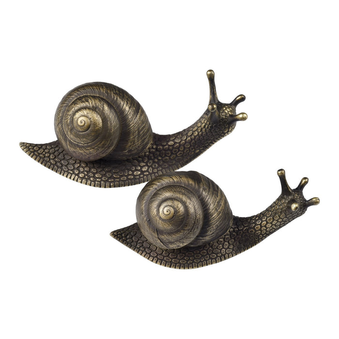 ELK Home - S0037-12133/S2 - Object - Set of 2 - Snail - Bronze