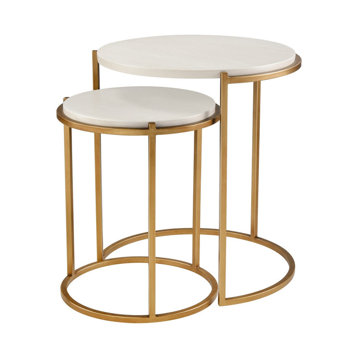 ELK Home - S0115-11769/S2 - Accent Table - Set of 2 - Solen - Aged Gold