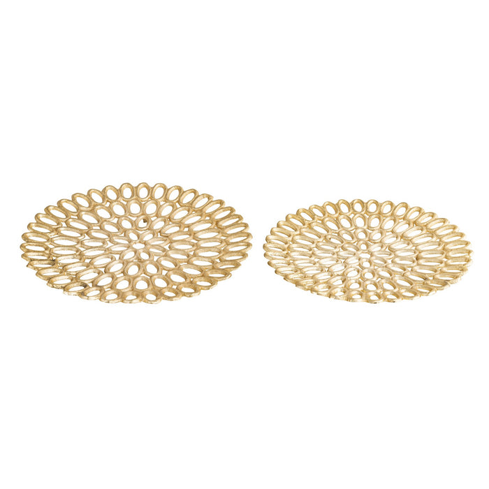 ELK Home - S0807-12078/S2 - Tray - Set of 2 - Regina - Gold