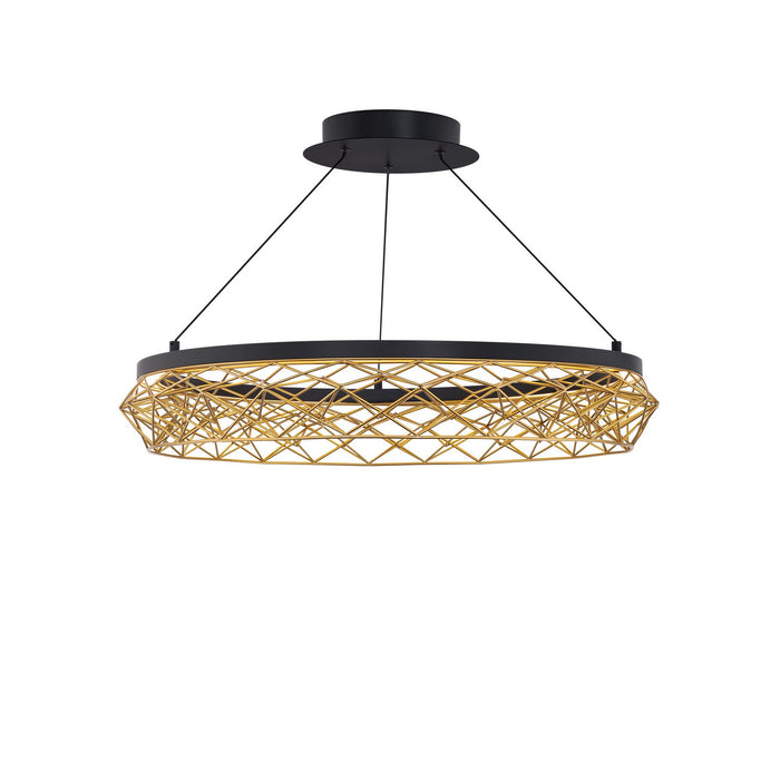 W.A.C. Lighting - PD-45427-BK/GO - LED Pendant - Lacey - Black/Gold