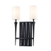 Lucas + McKearn - SC10506BLK-2 - Two Light Wall Sconce - Crest - Matte Black