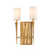 Lucas + McKearn - SC10506G-2 - Two Light Wall Sconce - Crest - Gold Leaf