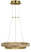 Visual Comfort Modern - 700GRC24HABNO-LED930 - LED Chandelier - Grace - Hand Rubbed Antique Brass/Natural Oak