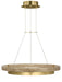 Visual Comfort Modern - 700GRC30HABNO-LED930 - LED Chandelier - Grace - Hand Rubbed Antique Brass/Natural Oak
