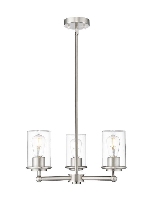 Z-Lite - 742-3BN - Three Light Chandelier - Thayer - Brushed Nickel