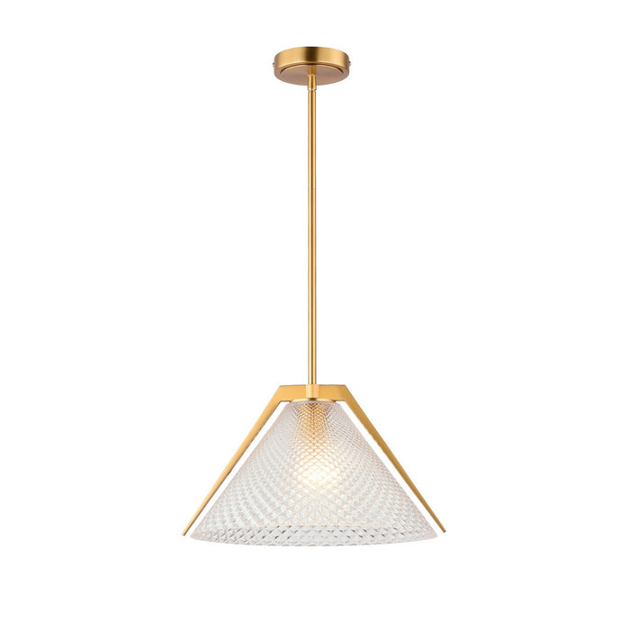 Artcraft - AC11911BR - One Light Pendant - Baltic - Brass and black