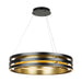 Artcraft - AC6751BB - LED Chandelier - Toledo - Black and Brushed Brass