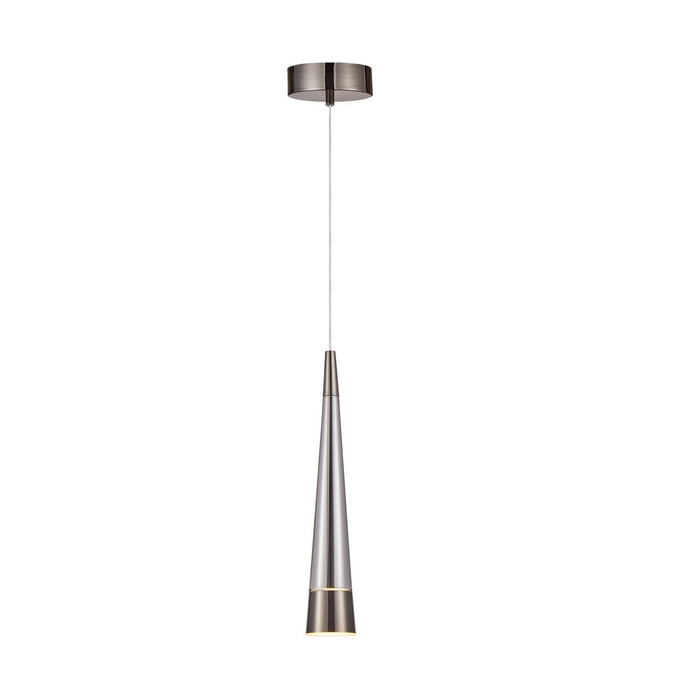 Artcraft - AC6821SM - LED Pendant - Sunnyvale - Pearl Black and Smoke