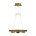 Visual Comfort Modern - 700GRC24NBW-LED930 - LED Chandelier - Grace - Natural Brass/ Weathered Oak