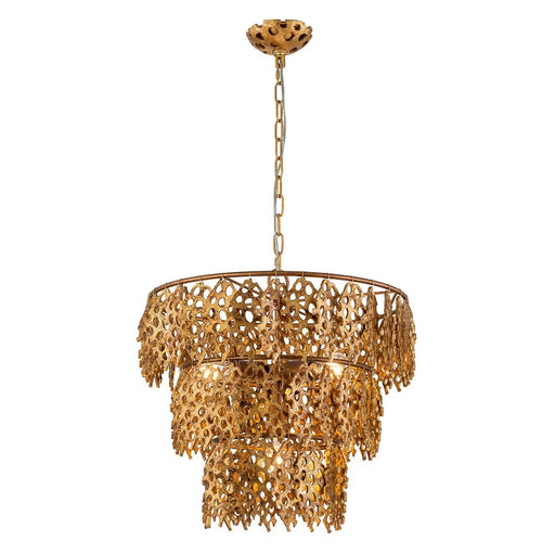 Lucas + McKearn - PD9710G-4 - Four Light Pendant - Coral Luxe - Gold