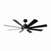 Modern Forms Fans - FR-W2303-60L-MB - 60"Ceiling Fan - Aura - Matte Black