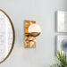 Lucas + McKearn - BB1005LG-1 - One Light Bath - Deco - Laquered Gold