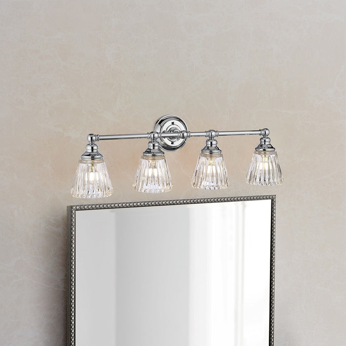 Lucas + McKearn - BB-KEYNES4-PC - LED Bath Light - Keynes - Polished Chrome