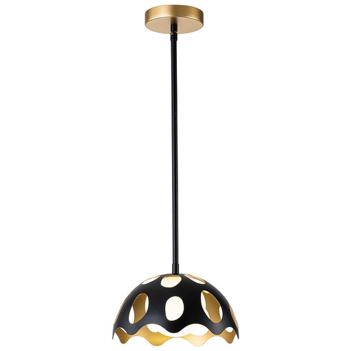 Lucas + McKearn - PD7369B-10 - One Light Mini Pendant - Pebbles - Black