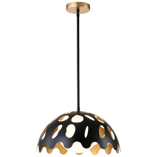 Lucas + McKearn - PD7376B-15 - One Light Pendant - Pebbles - Black