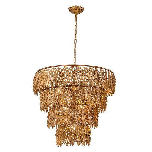 Lucas + McKearn - PD9710G-6 - Six Light Pendant - Coral Luxe - Gold