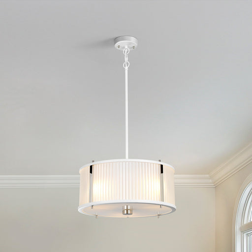 Lucas + McKearn - PD-CORONA3P-WPN - Three Light Pendant - Corona - White