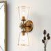 Lucas + McKearn - SC00957G-2 - Two Light Wall Sconce - Staring - Gold Leaf