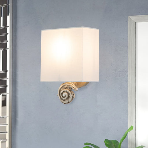 Lucas + McKearn - SC1161B-1 - One Light Wall Sconce - Swirl - Bone White