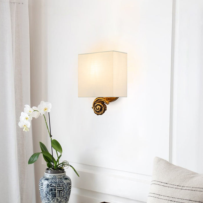 Lucas + McKearn - SC1161G-1 - One Light Wall Sconce - Swirl - Gold Leaf