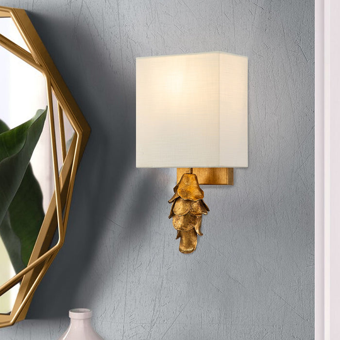 Lucas + McKearn - SC7038G-1 - One Light Wall Sconce - Nicholls - Gold Leaf