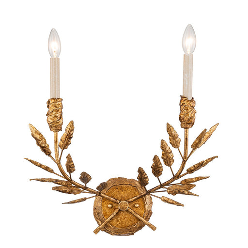 Lucas + McKearn - SC7407G-2 - Two Light Wall Sconce - Palm d'Or - Gold