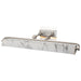 Lucas + McKearn - WINCHFIELD-PLL-PN-WM - Four Light Picture Light - Winchfield - Polished Nickel and White Marble