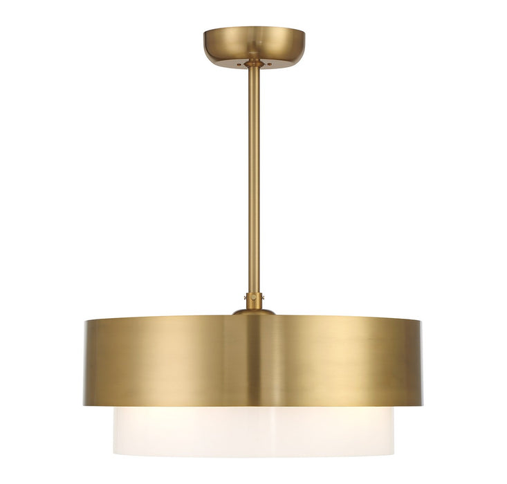 Savoy House - 22-FD-445-322 - Four Light Fan D'Lier - Diana - Warm Brass