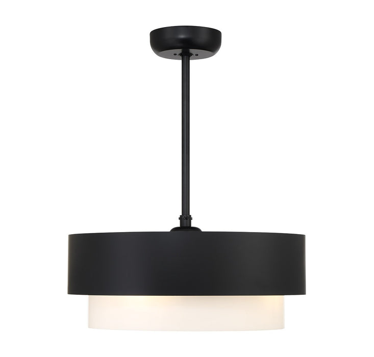 Savoy House - 22-FD-445-89 - Four Light Fan D'Lier - Diana - Matte Black