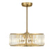 Savoy House - 23-FD-245-322 - Six Light Fan D'Lier - Janus - Warm Brass
