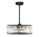 Savoy House - 23-FD-245-89 - Six Light Fan D'Lier - Janus - Matte Black